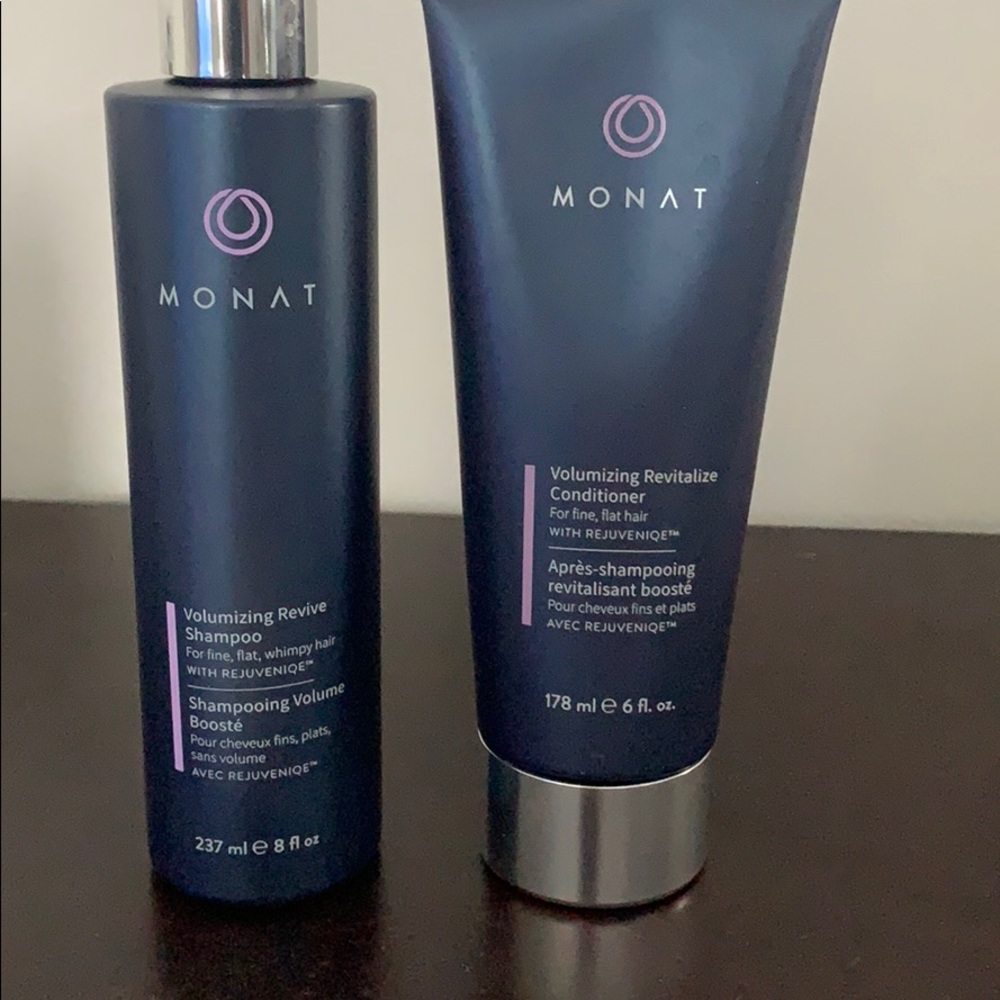 MONAT VOLUMIZING SHAMPOO AND CONDITIONER.